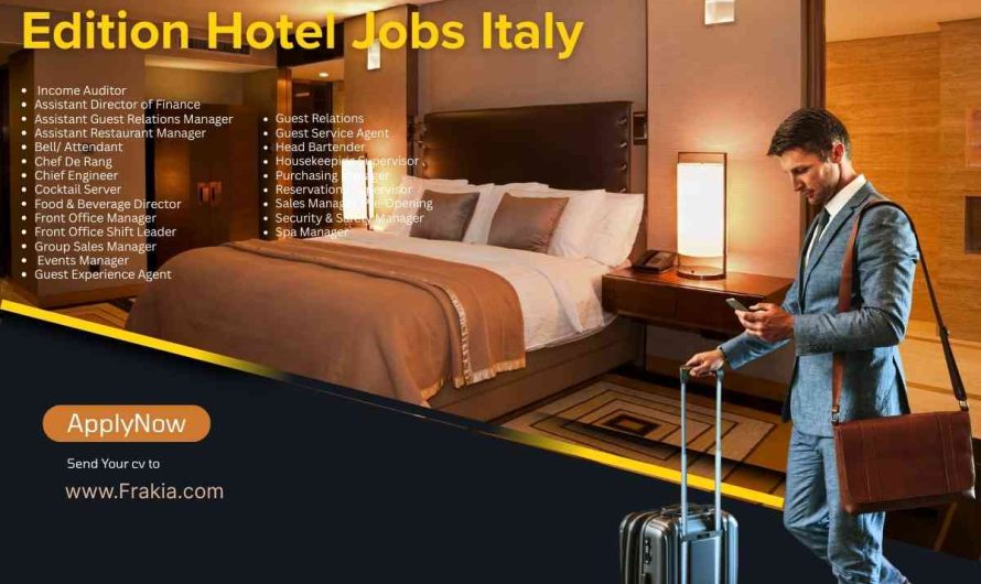 Edition Hotel Jobs Italy