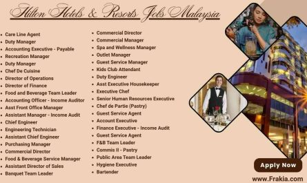Hilton Hotel & Resorts Jobs Malaysia