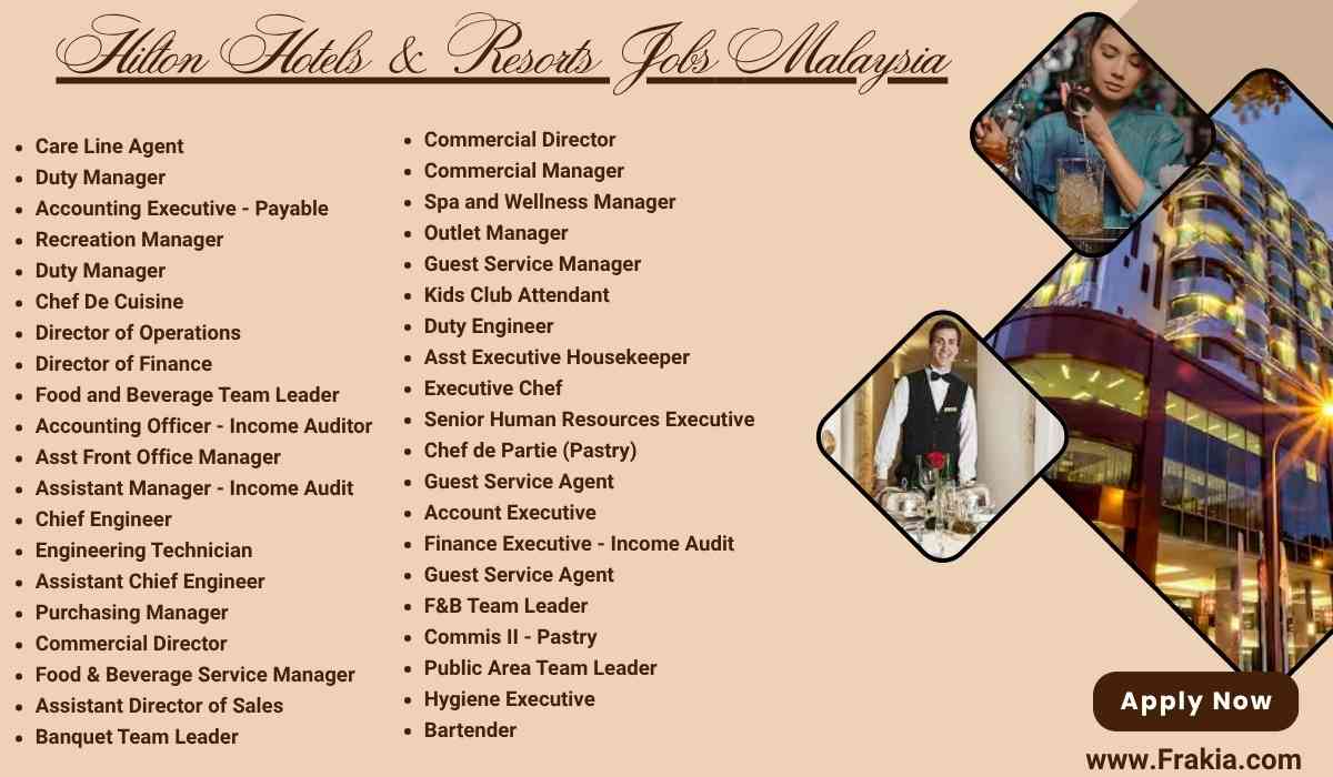 Hilton Hotel & Resorts Jobs Malaysia