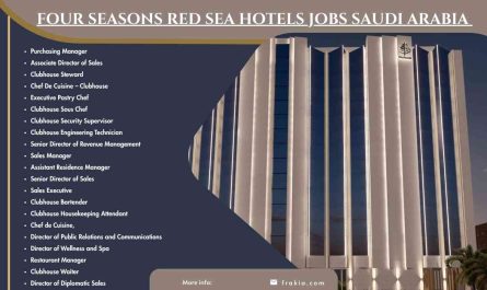 Four Seasons Red Sea Hotels Jobs Saudi Arabia