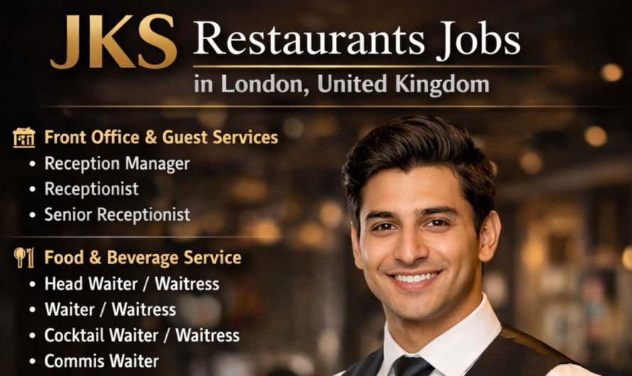 JKS Restaurants Jobs in London, United Kingdom