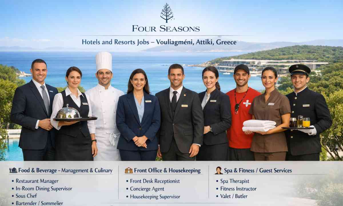 Four Seasons Hotels and Resorts Jobs – Vouliagméni, Attiki, Greece